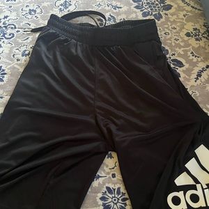 New Men’s Adidas training shorts size medium black in color.